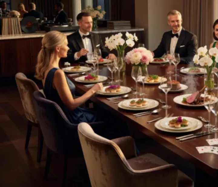 Grand Casino Dinner – elegancka kolacja z rekreacyjną rozrywką stołową