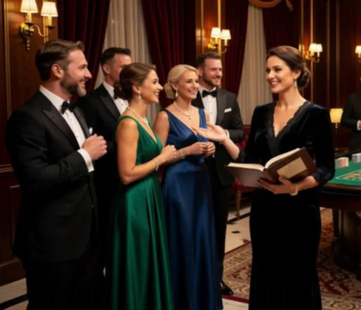Elegancki stół do ruletki w Wonderstar s. r. o. przygotowany na prywatną rezerwację wieczoru